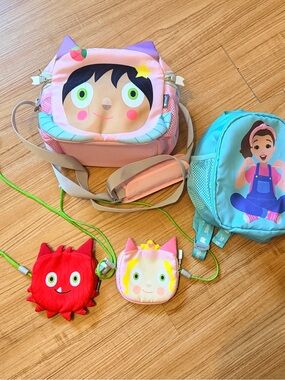 Tonies figurine bags // ms rachel, fairy, monster,& princess bags bundle